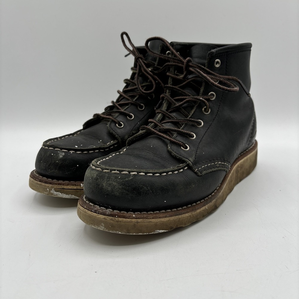 Red Wing Heritage Style 3373 6-Inch Classic Moc Women's 5.5 Boot Black READ
